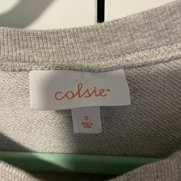 Colsie Woman S Gray Leopard Print crop cute style boho vintage animal - Picture 2 of 5